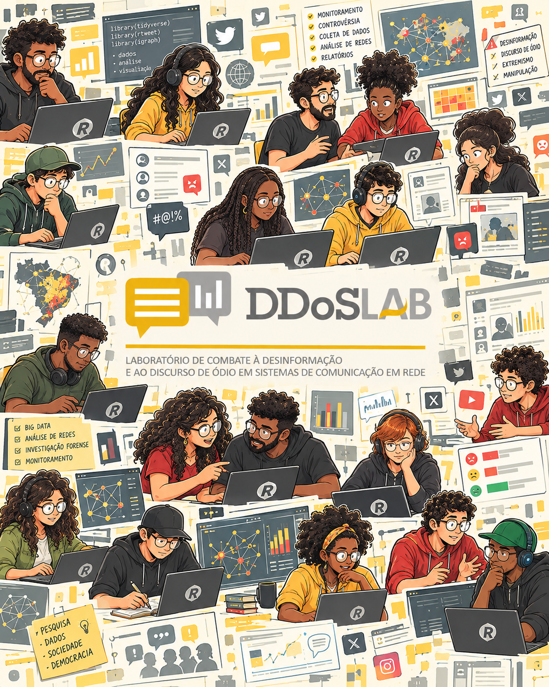 DDoS Lab — Laboratório de Combate à Desinformação e ao Discurso de Ódio em Sistemas de Comunicação em Rede