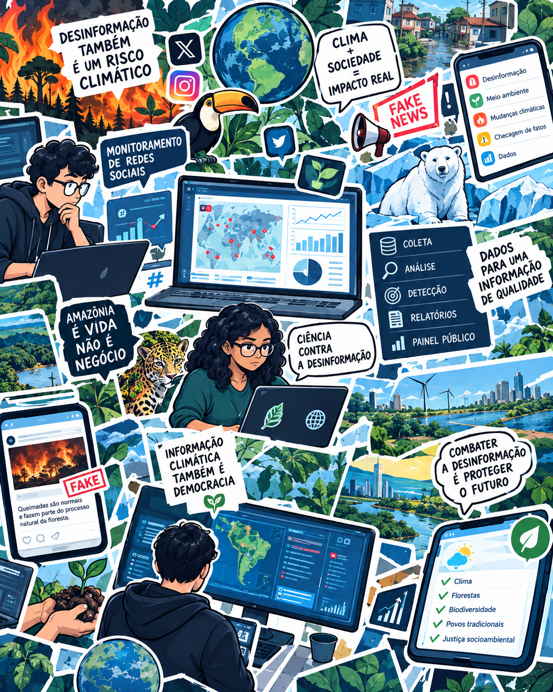 Desenvolvimento do Painel de Informações e Desinformações Climáticas e Socioambientais em Redes Sociais