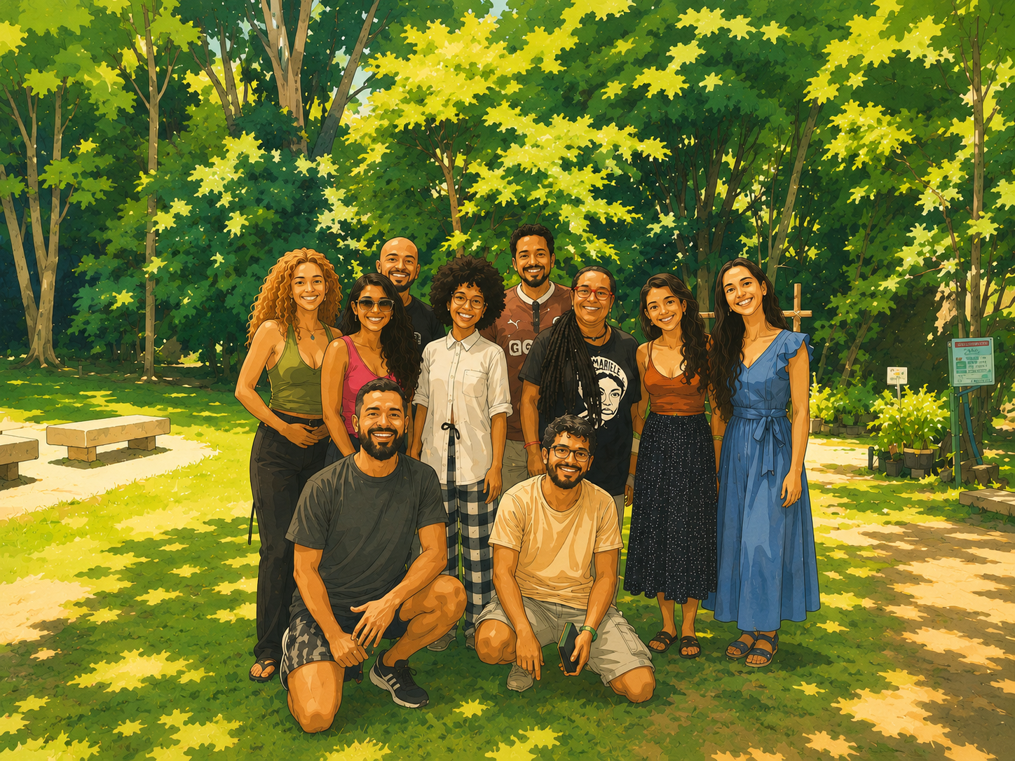 Equipe do coLAB em reunião